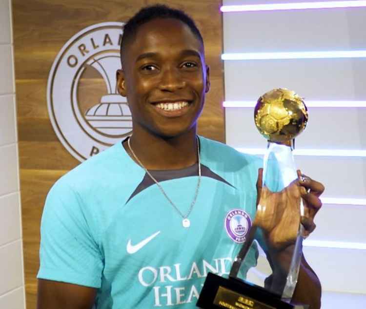 Copper Queens and Orlando Pride striker Barbra Banda is the 2024 BBC Women's Football Player of the Year (Image courtesy of BBC)