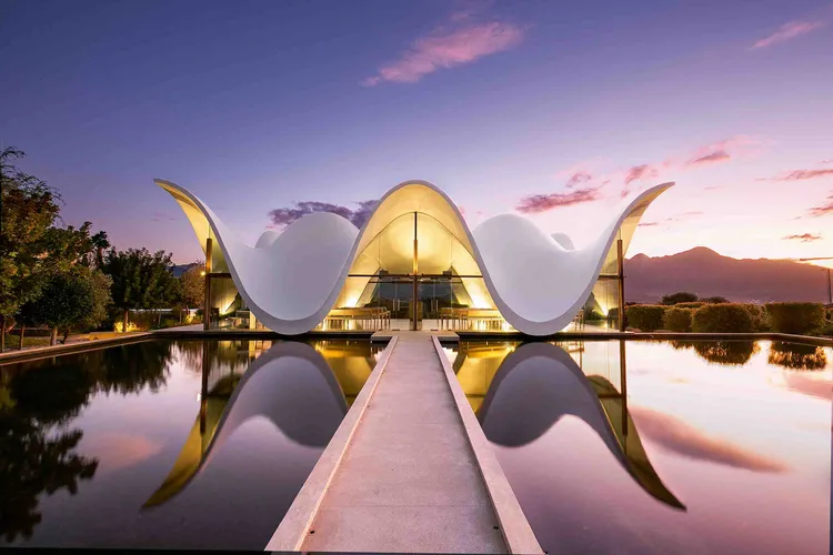 Bosjes Chapel. Image courtesy of Bosjes Estate.