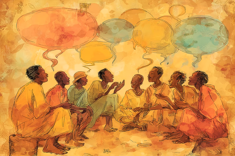 Clear communication is more important than misunderstanding, and English eases translation between our country's many languages. (Image is artists impression).