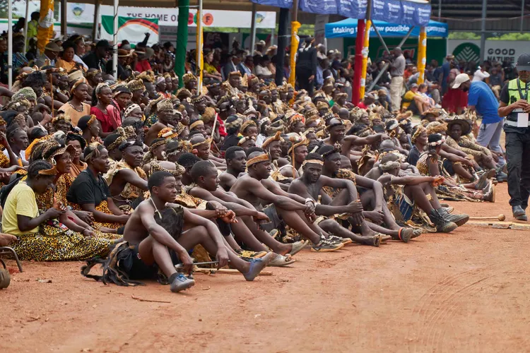 Spectators await dignitary addresses in the arena. (Image by Lint Studios for Nkwazi Magazine).