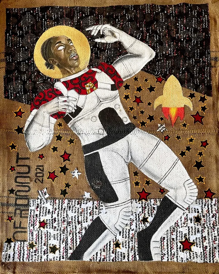 The Afronaut. Image courtesy of Aaron Samuel Mulenga