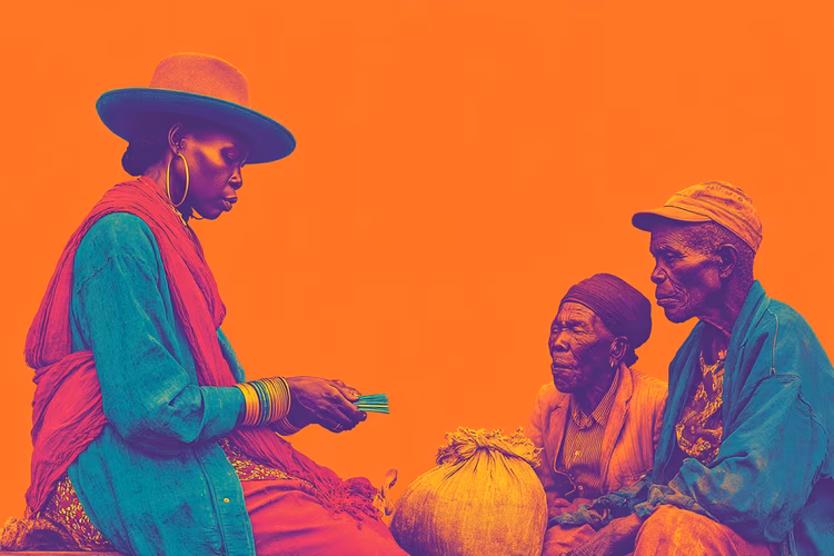 Supporting family is an integral part of Zambian identity, and appearance carries undeniable cultural weight. (Image is artists impression).