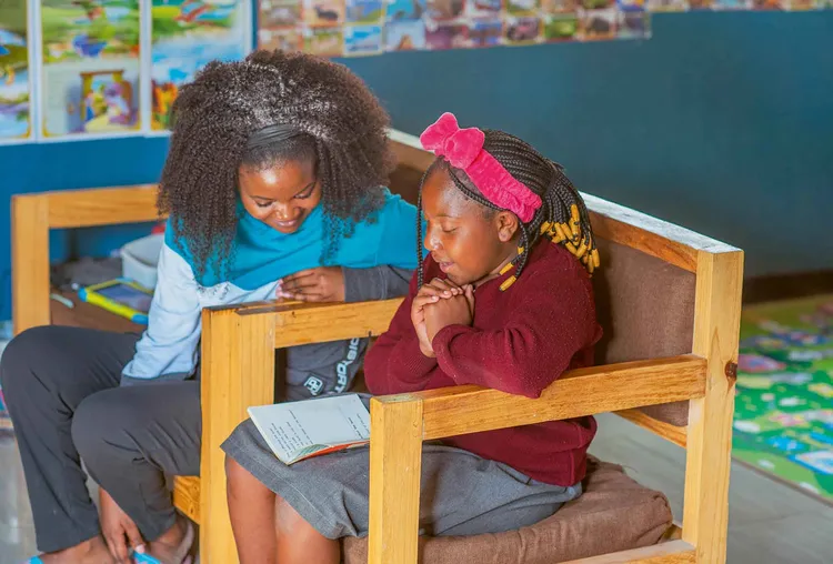 Dora Moono Nyambe began Footprints of Hope to create a safe haven for children of abuse. (Image courtesy of Bich'ri Photography).