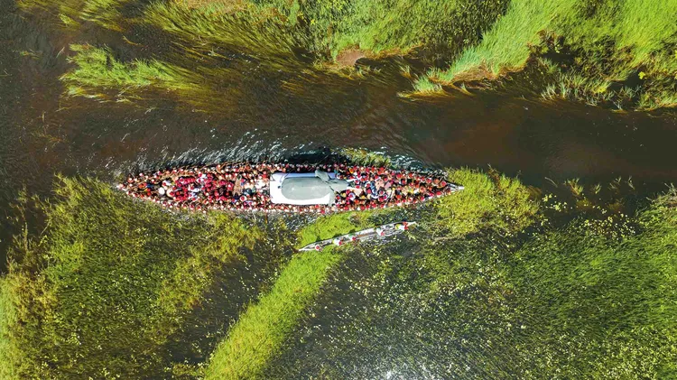 An aerial shot of the Nalikwanda. Image by Bwana Jimmy Productions for Nkwazi Magazine.