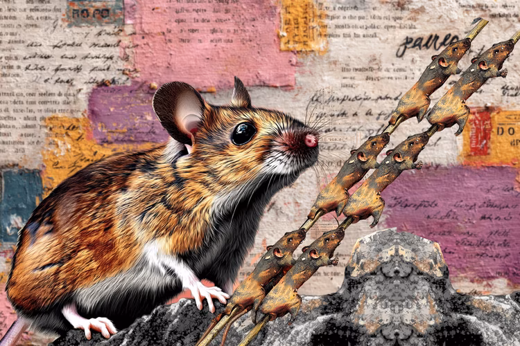 Once caught, the mice are cleaned, gutted, and the outer fur singed. Roasting them over open flames gives the skin a smoky char while sealing in the juices. (Image is artists impression).