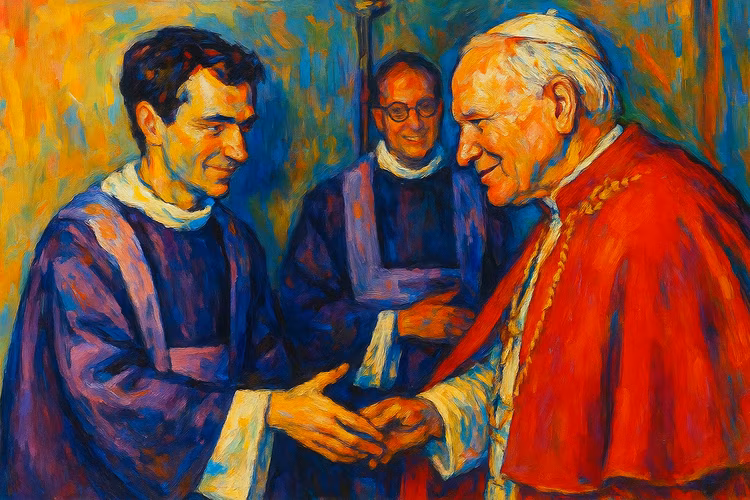 Pope Leo XIV stands as the first American Pope. (Image is artists impression).