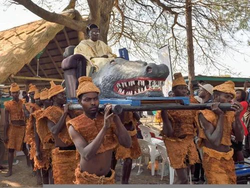 The arrival of the Chitimukulu.