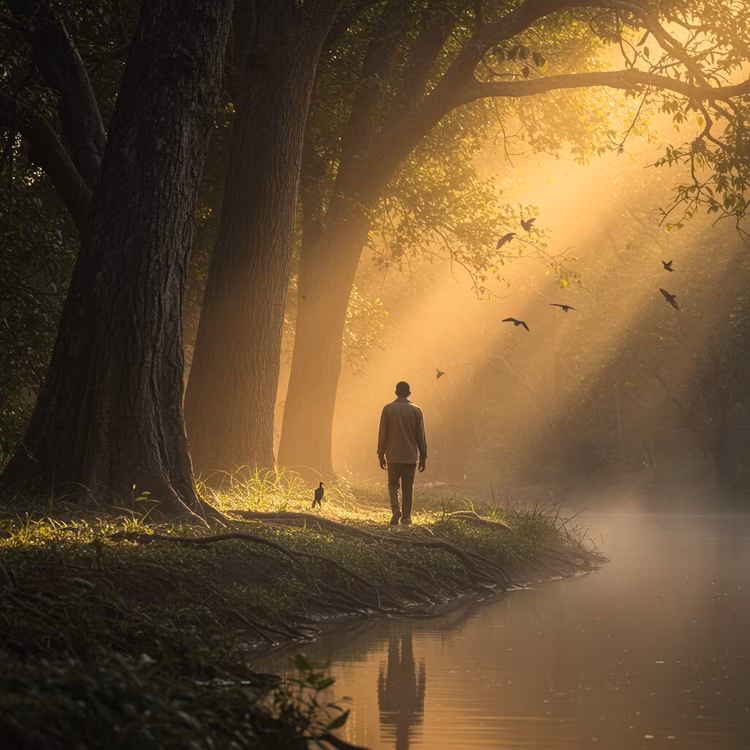Solitude along the path. (Image is artists impression).