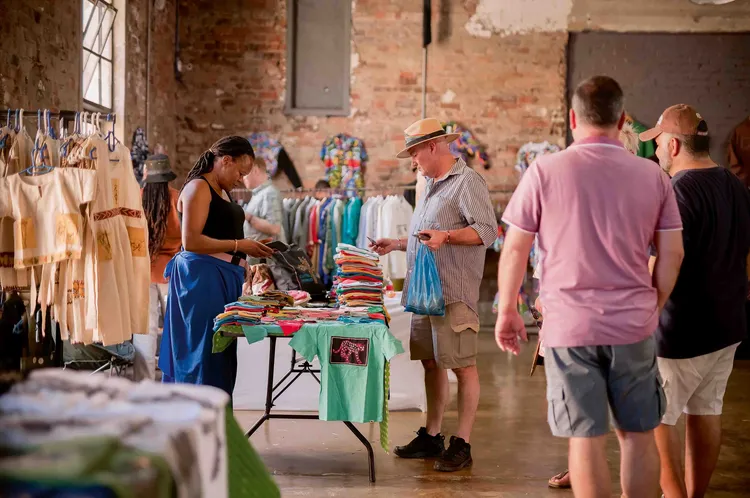 Shopping at Victoria Yards. Photo: Victoria Yards.