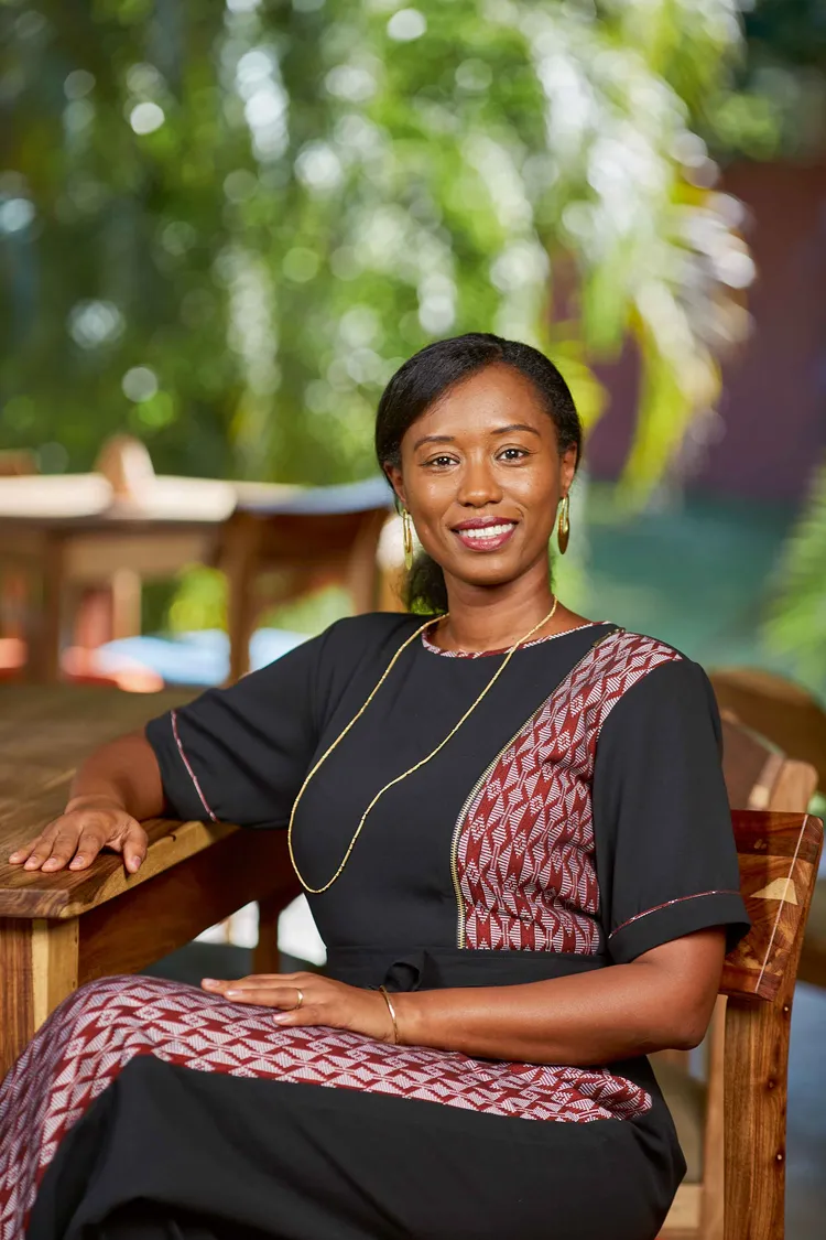 Salamata Ball, Managing Director of TotalEnergies Zambia. (Image by Dickson Kunyongana for Nkwazi Magazine).