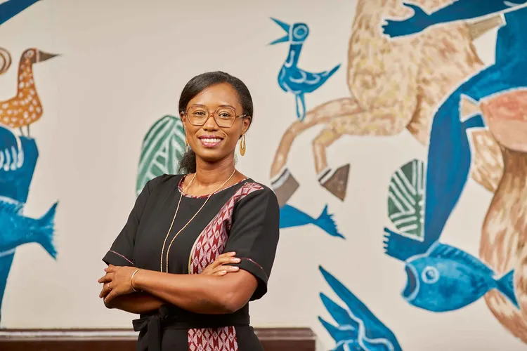 Salamata Ball, Managing Director of TotalEnergies Zambia. (Image by Dickson Kunyongana for Nkwazi Magazine).