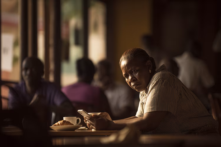 Agatha knows the truth, one emergency could pull her back into the poverty she believes she escaped. (Image is artists impression).