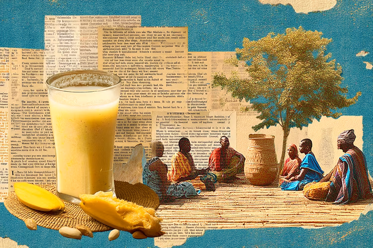 In some districts, Chibwantu roots are steeped in water to make an extract, in others, the whole root is tossed into the porridge. (Image is artists impression).