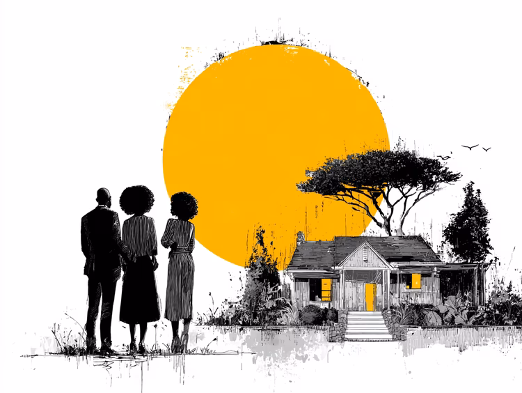 With long term treasury bond investments, you’re laying the bricks to one day build your dream home. (Image is artists impression).